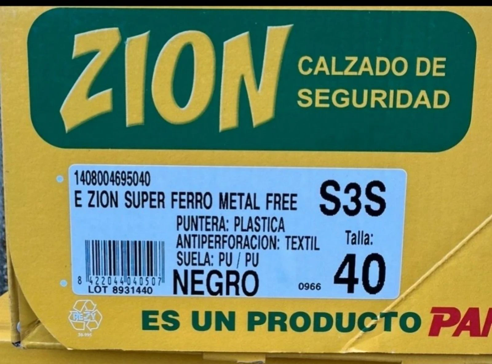 Botas de seguridad Panter Zion Super Marsella S3 Nuevas – photo 5